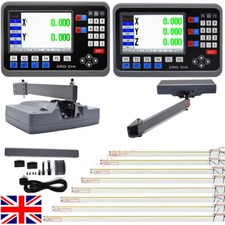 3Axis DRO Digital Readout Linear Scale 5um Glass Scales Bridgeport Mill Lathe,UK