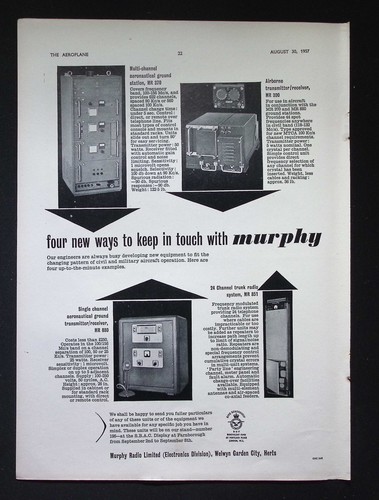Original 1957 advert - 1957, murphy