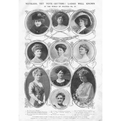 Suffragettes ladies well known - suffragettes,