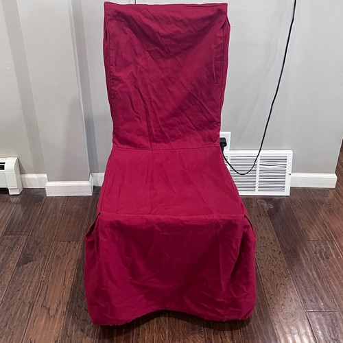 Cranberry red cotton twill - cotton,