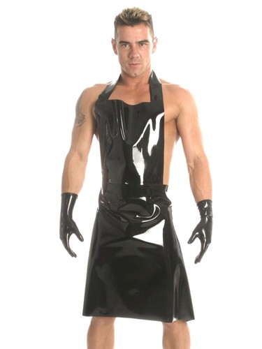 Honour female latex apron - female,