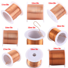 0.1-0.9mm Red Magnet Wire Enameled Copper Wire Round Magnetic Coil Roll