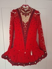 Irish Dance Dress Red DIORE