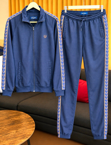 Fred perry men blue 2pc - men's, m