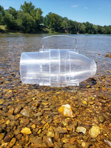 Clear plastic minnow trap - plastic,