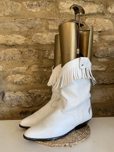 Vintage womens white leather - womens,