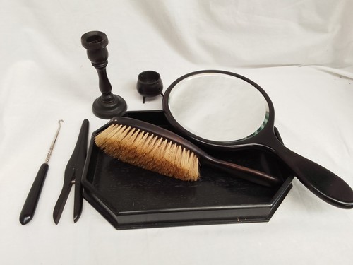 Vintage real ebony wood - ebony,
