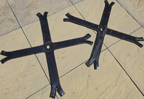 Hand forged split end - forged,