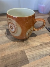 Denby Fire Chilli Swirl Mug Stoneware Excellent Used Condition