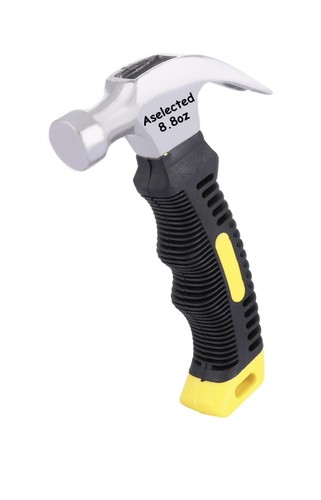 Aselected stubby claw hammer - ,