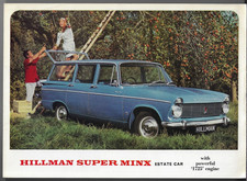 Hillman Super Minx Series IV 1725cc Estate 1966-1967 UK Market Sales Brochure