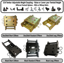 Adjustable Height Coupling Towbar Hitch Drop Plate 4x4 Land Rover Hilux Ranger