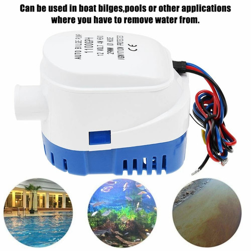 12v 1100gph marine automatic - 12v,