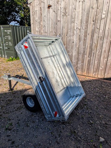 Compact tractor trailer - tractor, trailer,