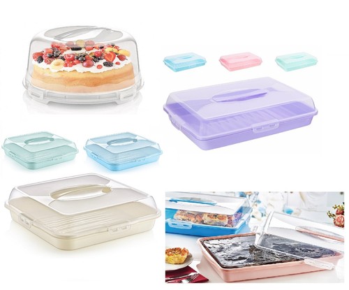 Plastic cake box carrier - plastic,