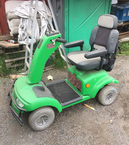 Shoprider green wheel - shoprider, 4-wheel