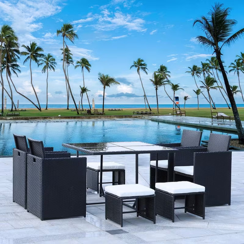 Cube rattan garden furniture - cube,