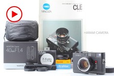 New Lens [MINT w/ Hood ] Minolta CLE Nokton 40mm f/1.4 MC Film Camera From JAPAN
