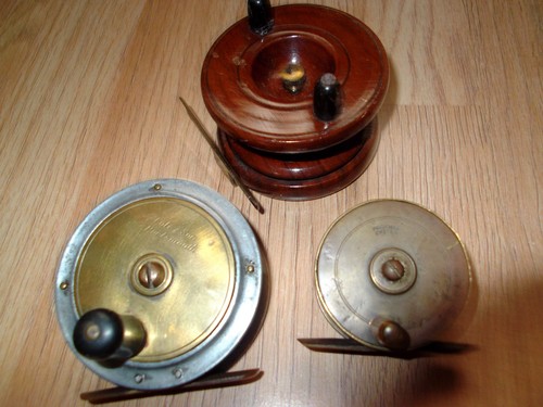 Three vintage fishing - three, reels