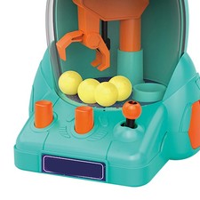 (Orange And Blue) Mini Claw Machine Easy Candy Grabber Vending