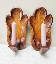 Vintage Swedish wooden candle