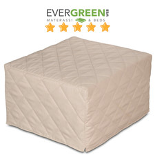 Pouf Letto Singolo con materasso Waterfoam alto 10 cm Letto Singolo SALVASPAZIO