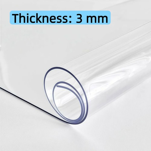 3mm clear pvc table - table, protector
