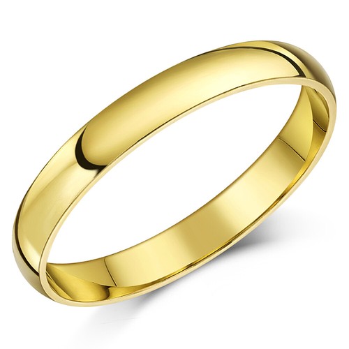 9ct yellow gold ring - 9ct, light