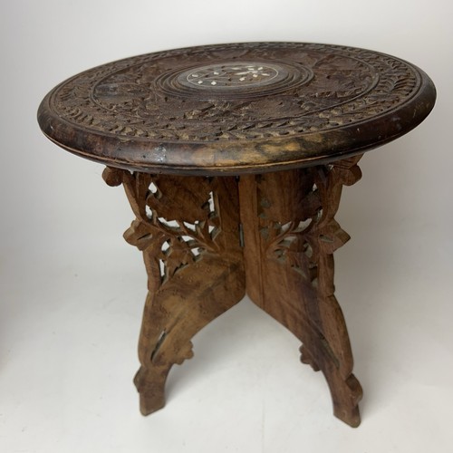 Vintage indian wooden carved - wooden,