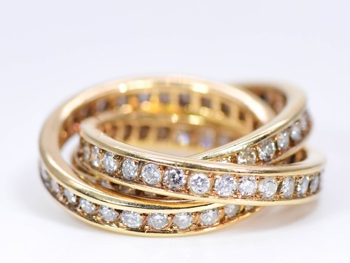 Cartier trinity eternity ring - cartier,