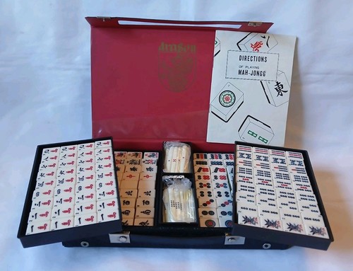 Dragon mahjong set - dragon, bamboo