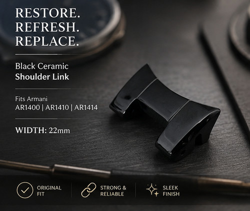 Black top shoulder links - top, fits