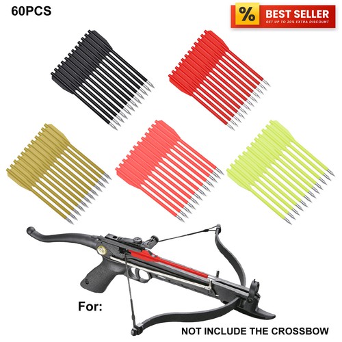 60pcs crossbow bolts arrows - crossbow,