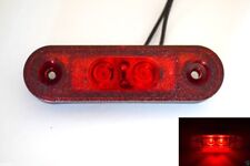 # 1 LED FLUSH RED Rear Tail Marker Light 12V 24V for Kelsa Bars Scania Volvo MAN