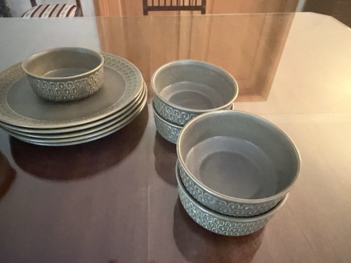 Vintage wedgewood green dinner - wedgewood,
