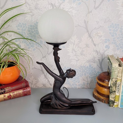 Art deco inspired lady - art,