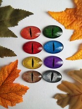 Dragon eye glass oval flat