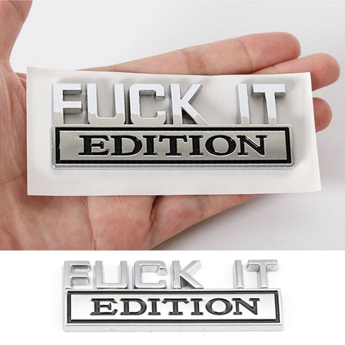 Chrome fuck edition logo - fuck-it,