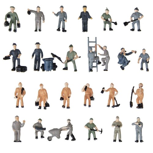 Model railway workmen workman - workmen,