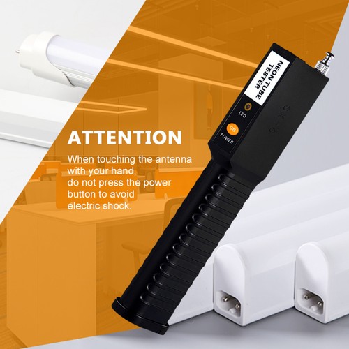 Neon tube light tester black - tube,