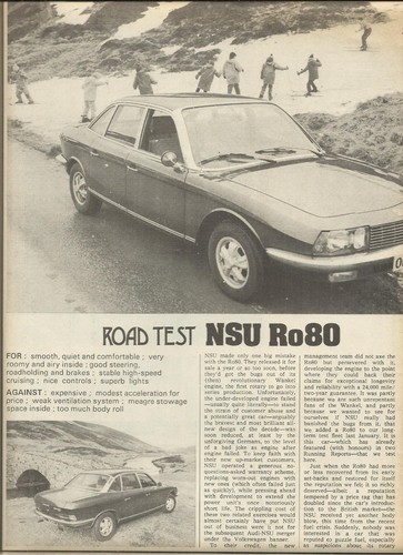 Nsu ro80 original - ro80, uk