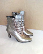 Sabrina Chic Silver leather