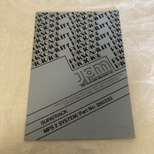 JPM - Supatrack - MPS 2 System  Fruit Machine Manual