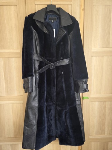 Karen millen shearling leather - karen,