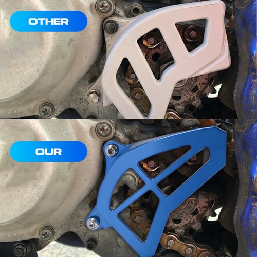 Front sprocket chain cover - front,