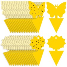 40Pcs Yellow Sticky Fly Trap