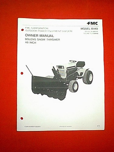 Bolens tractor snowblower - bolens,