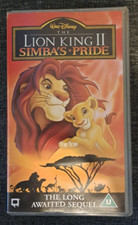 Lion King 2 Simba's Pride VHS