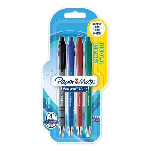 Pack paper mate flexgrip - 4,