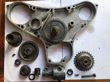 BSA A10 A7  TIMING GEARS OIL
